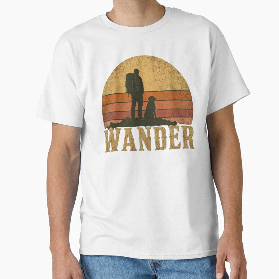 Wander Hiker Explorer Adventurer Tee by iratuslol