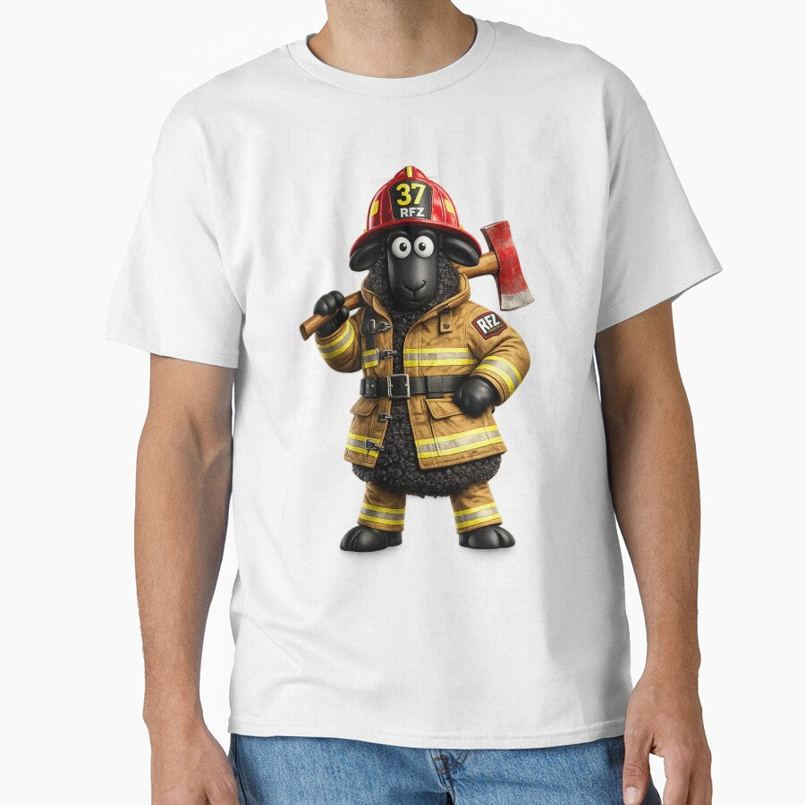 Black Sheep Firefighter – Funny Firefighter Gift | Restart From Zero by RestartFromZero