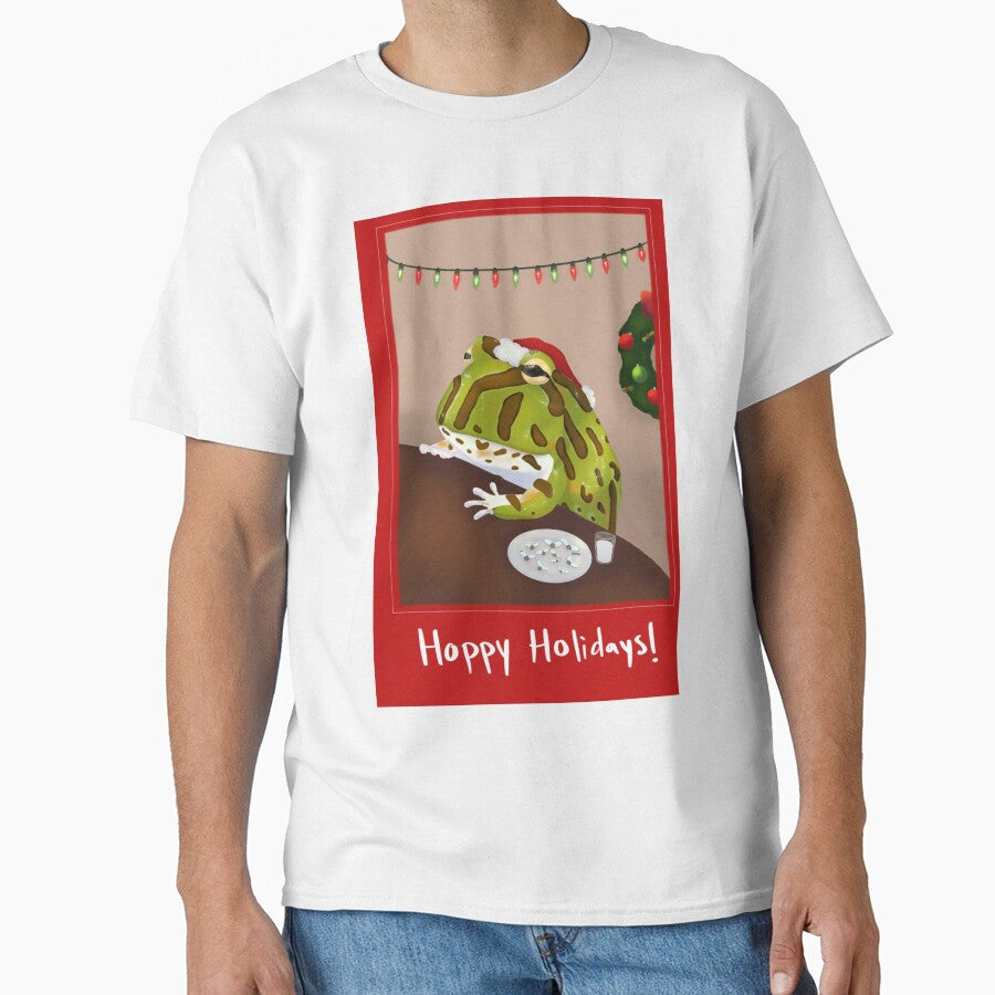 Froggy Christmas Card by threeeyebogfrog