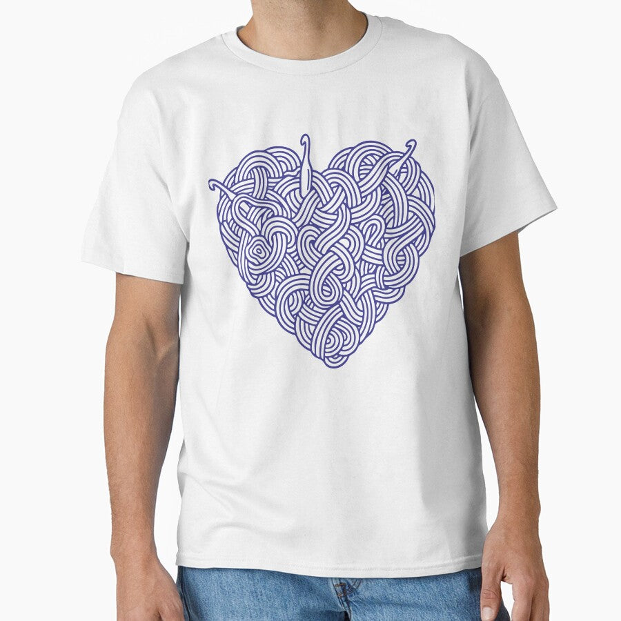 Crochet Lover Heart Yarn Funny Crocheting Crochet by LuminOrb