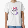 Pink Bow Ghost by Spike The Punch Design Co.