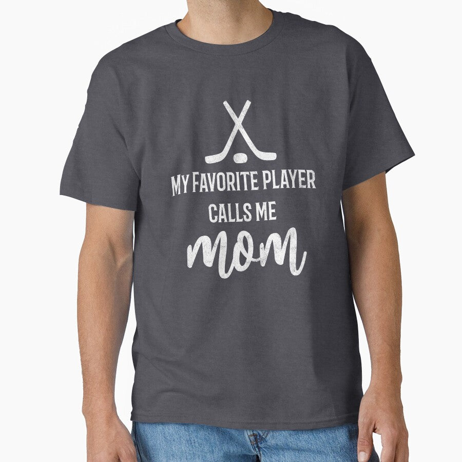 Hockey Mom Gift - My Favorite Player calls me MOM by FreckledBliss