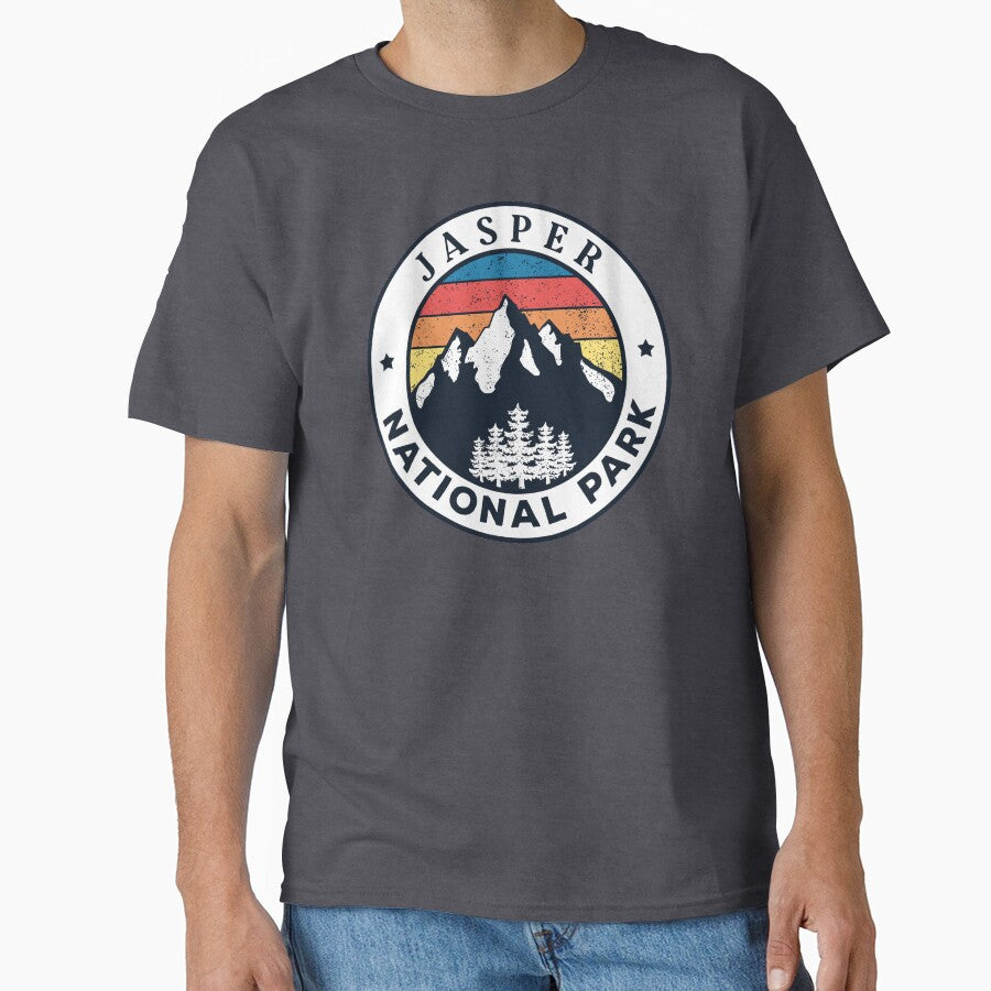 Jasper National Park-Vintage by Road-tees