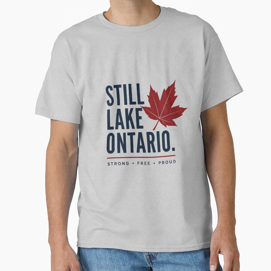 Still Lake Ontario Vintage Tee by PixelForge11
