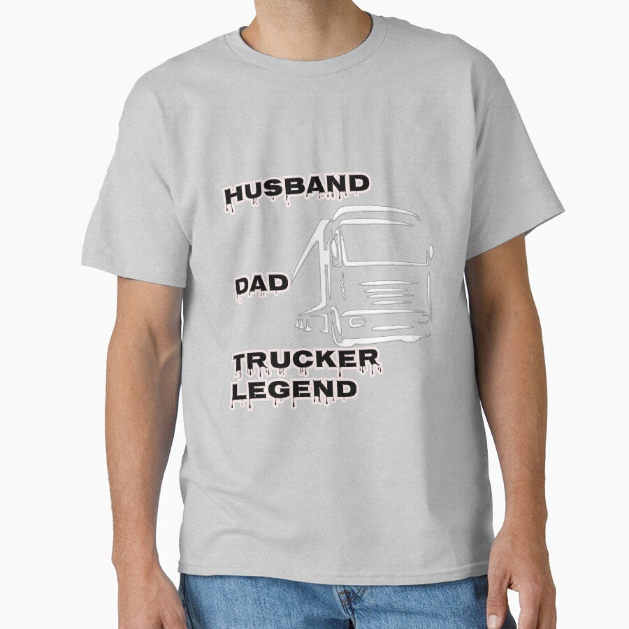 husband dad trucker legend by egyptiano