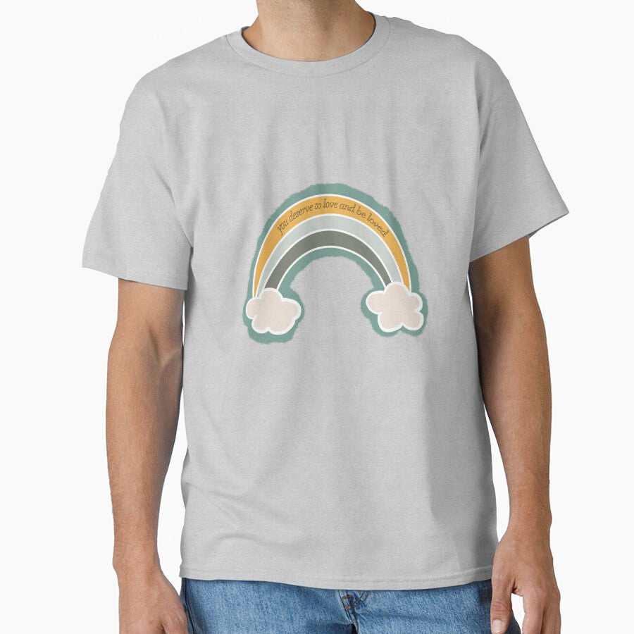 “You deserve to love and be loved” rainbow by Chloe Haas
