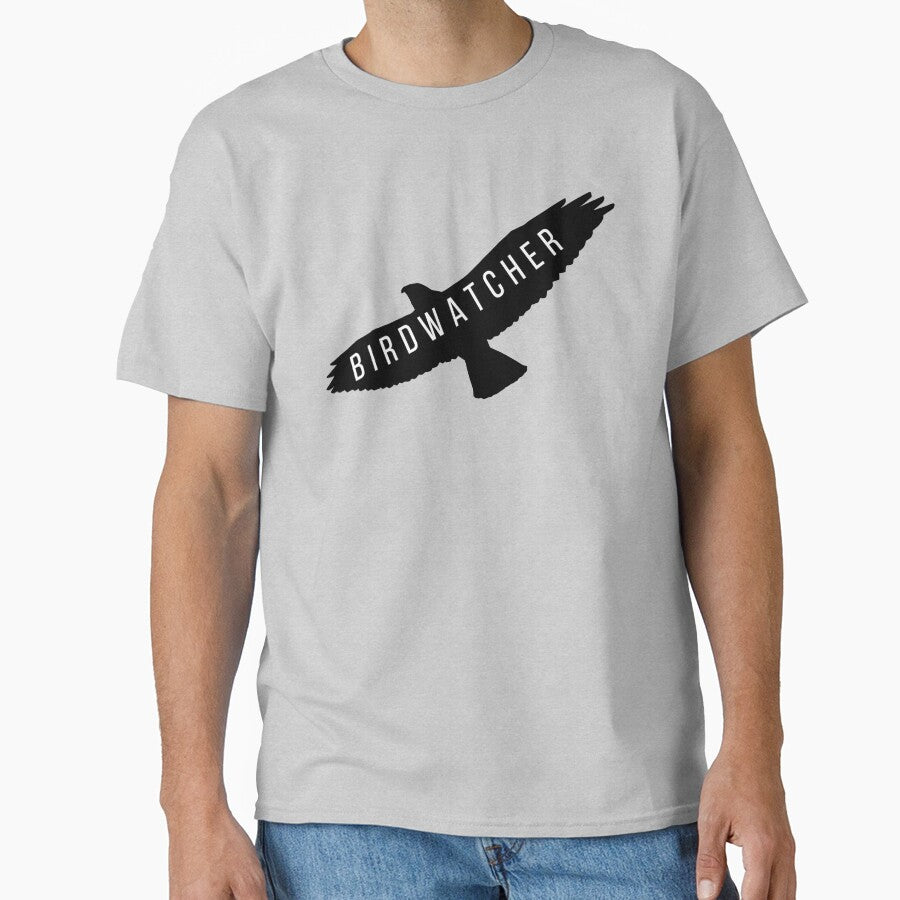 Birdwatcher bird art logo by TheWaterBirds