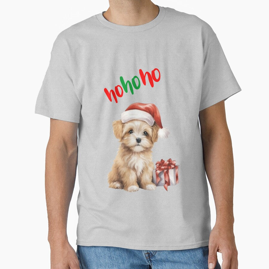 Christmas dog watercolor by amaria56