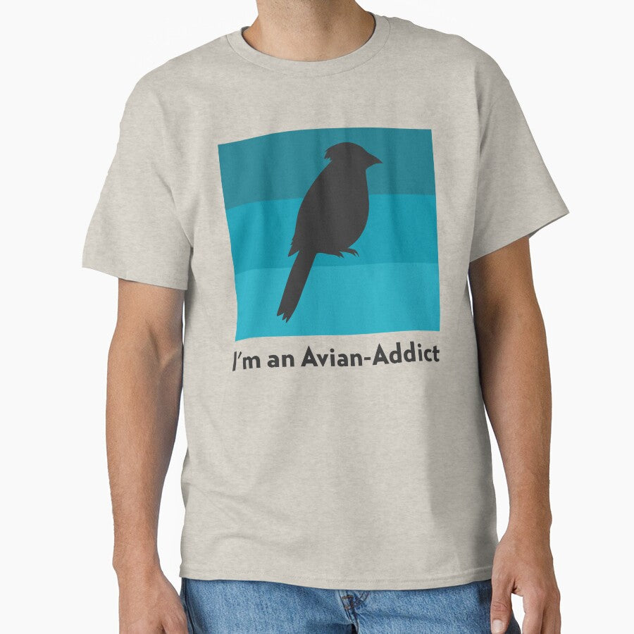 I'm an Avian-Addict  funny Bird Watching Women by Jane Pierce Art