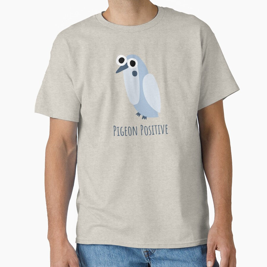 Pigion Positive Funny Bird Watching Women by Jane Pierce Art