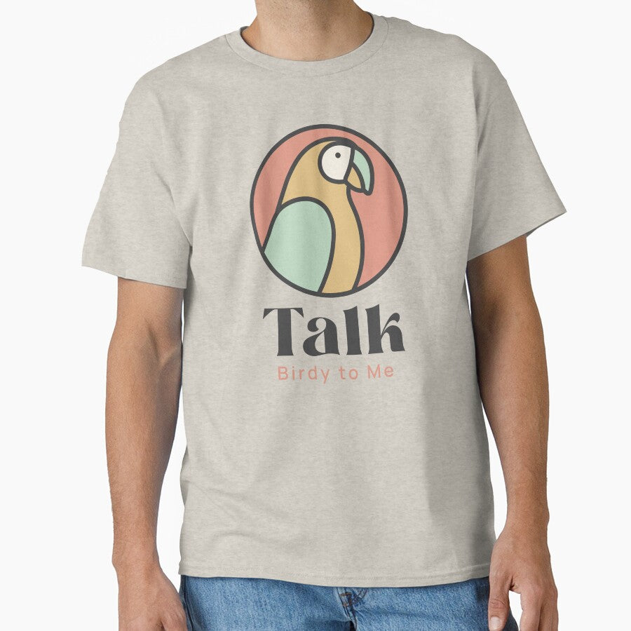 Talk Birdy To Me funny Bird Watching Women by Jane Pierce Art