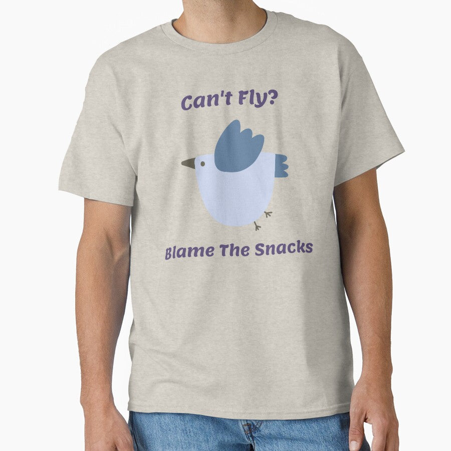 Can't Fly? Blame The Snacks funny Bird Watching Women by Jane Pierce Art