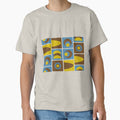 70s Cube Geo Blue by susycosta
