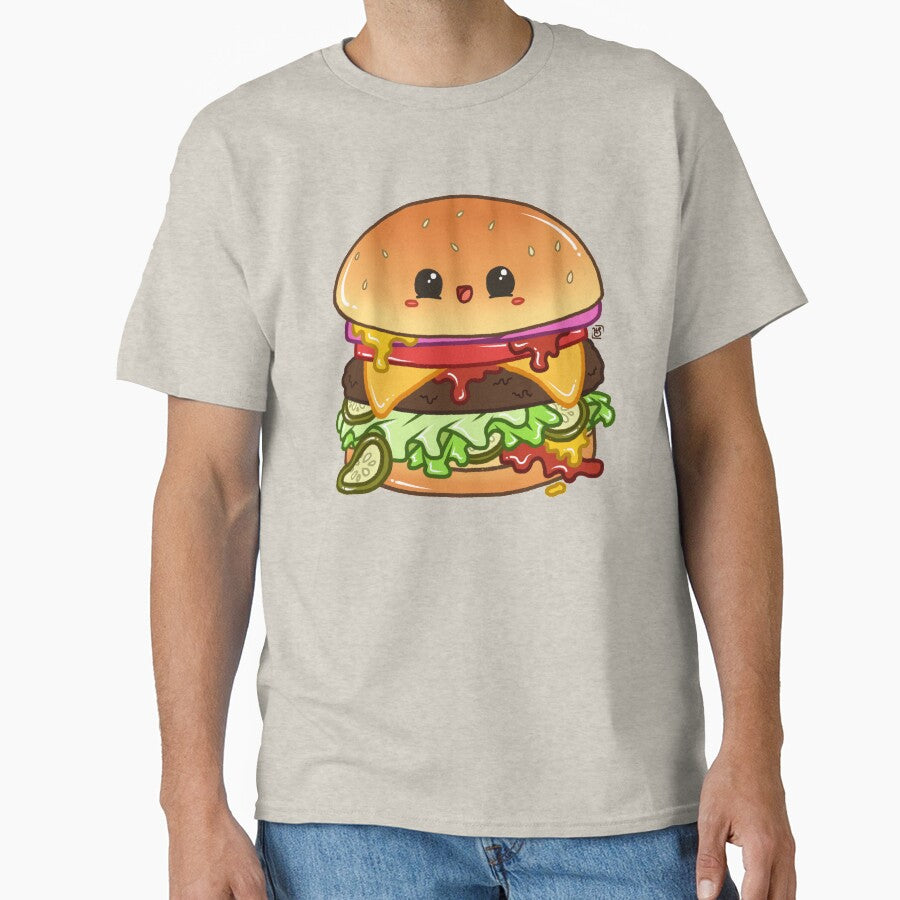 Kawaii Cheeseburger by heysoleilart
