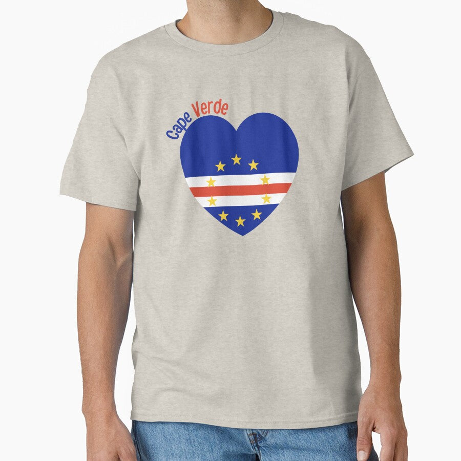 Cape Verde Flag Sticker | Cabo Verde Flag Vinyl Decal | Cape Verde Flag Water Bottle Decal | Cape Verdean Pride Laptop Sticker | Cabo Verde Pride Gift | Cape Verdean Gift Boxy T-Shirt by VainPro