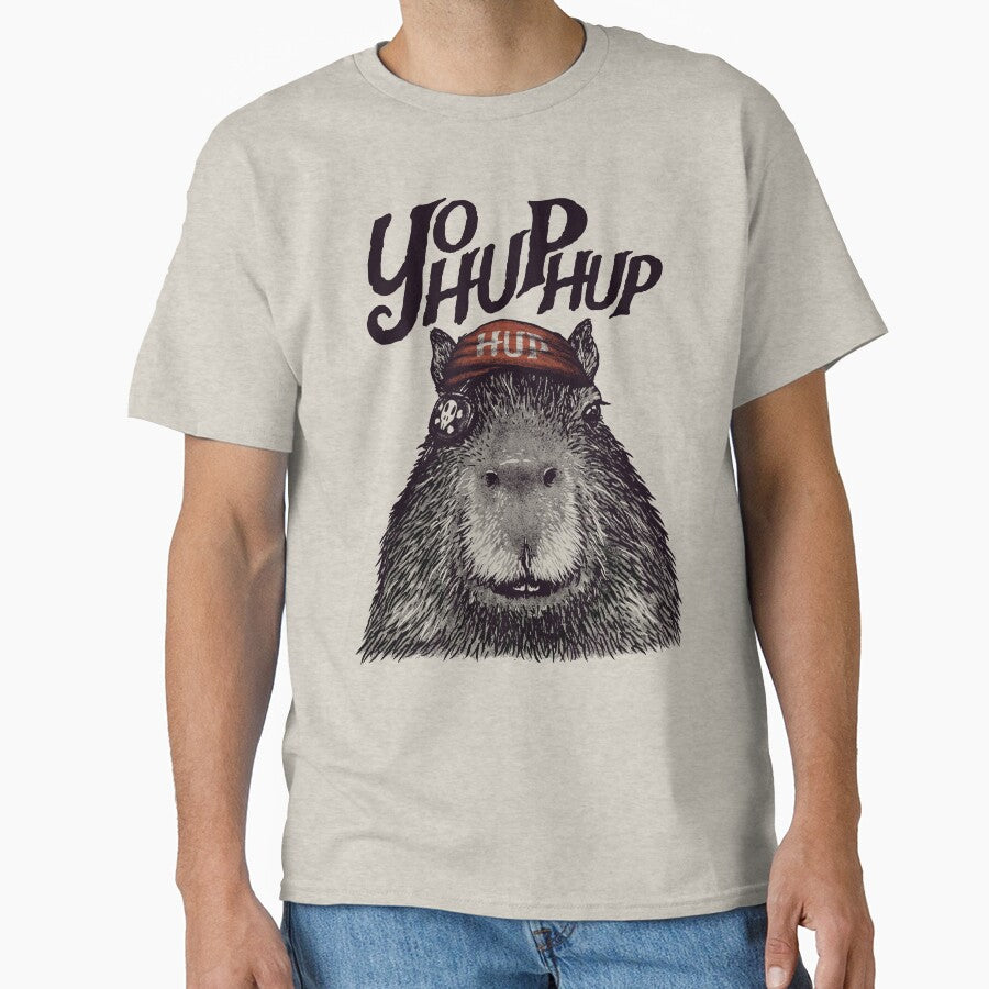 Capyrate - YoHupHup Pirate Capybara Yo Ho Ho Yohoho | His Name - Gort | Capy Yuzu | Pet Mat Bandana by Any Color Designs