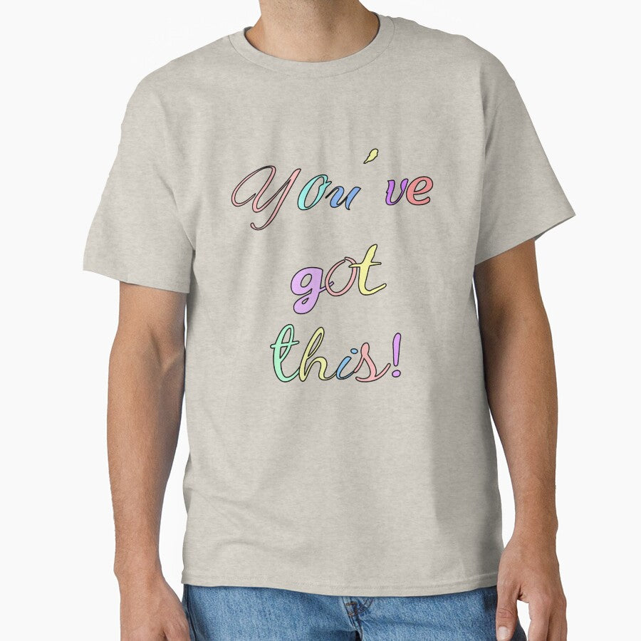 You've Got This! Cute Positive Affirmation Design in Pastel Colors by EndlessDoodles