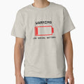 Warning- Low Social Battery (black lettering) Introvert by coodoosandco
