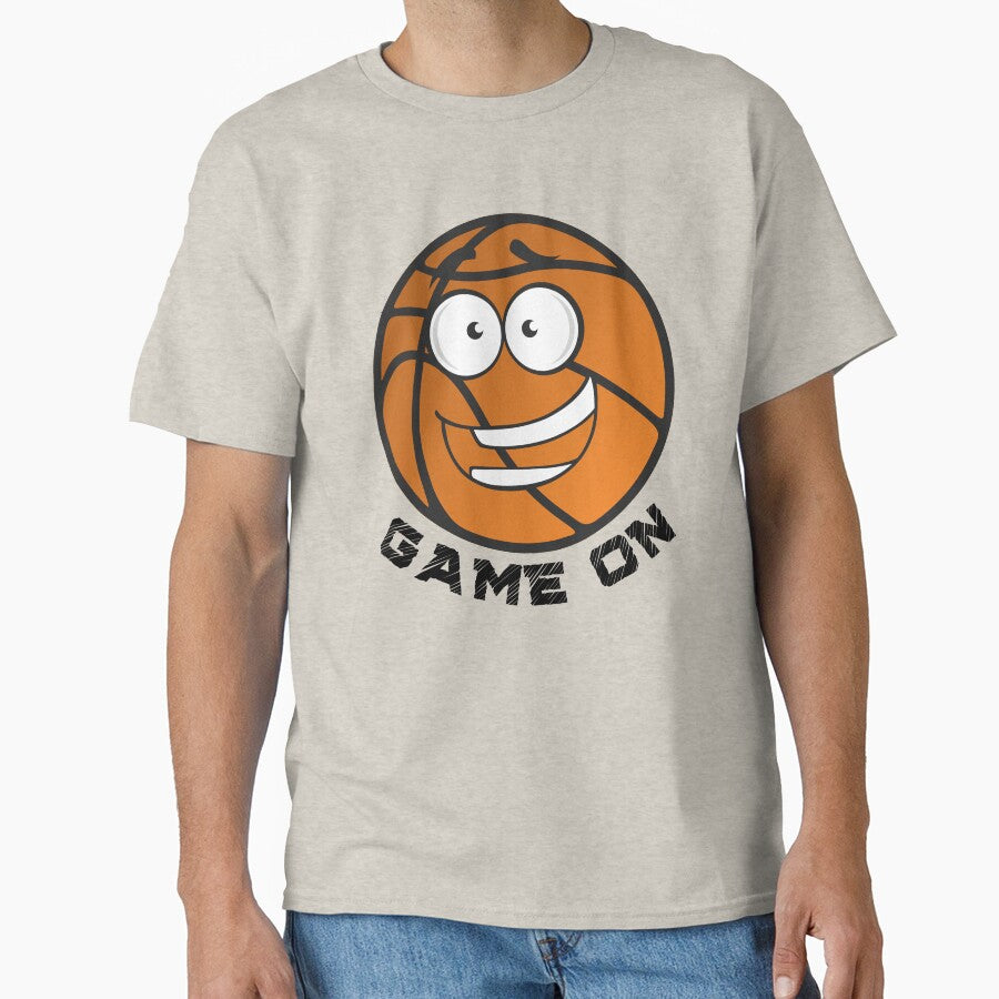 Game On- game day basketball by deeloutshirts