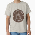 All You Need Is Coffee | Retro Badge Coffee Lover Sticker Mug T-Shirt & Hat by Olive Thread Co.