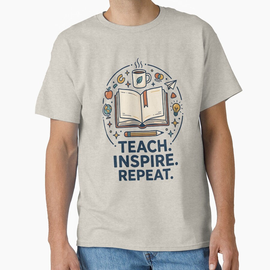 Teach Inspire Repeat Teacher Appreciation by hutofdesigns