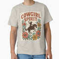 Cowgirl Spirit – Vintage Western Floral Cowgirl Design by WonderGrace
