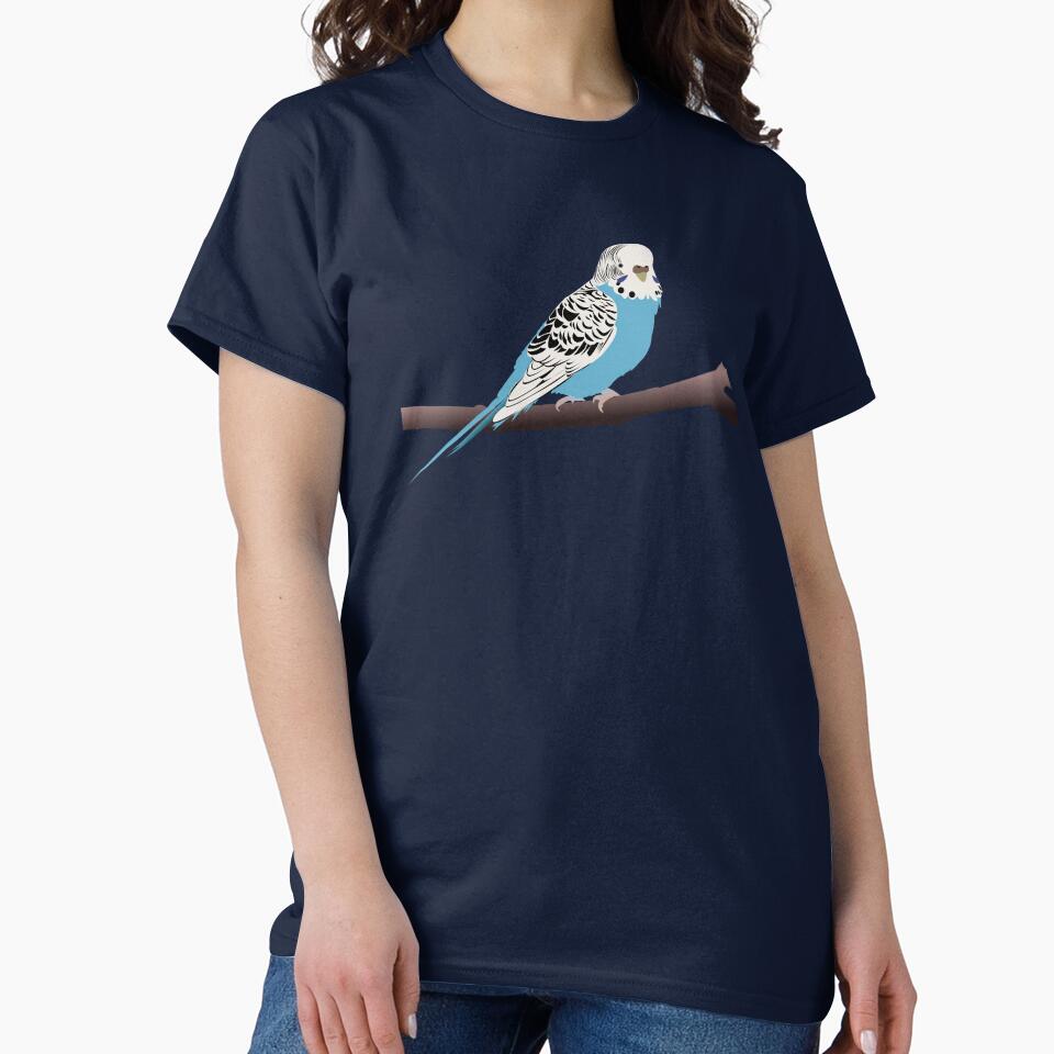 Blue Parakeet/Budgie by KCPetPortraits