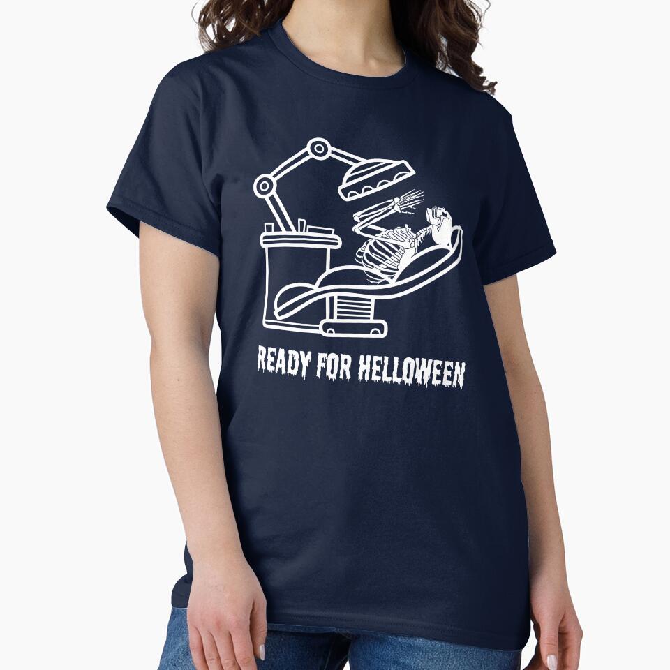 Ready for Helloween funny skeleton  dentist by PatiCreate