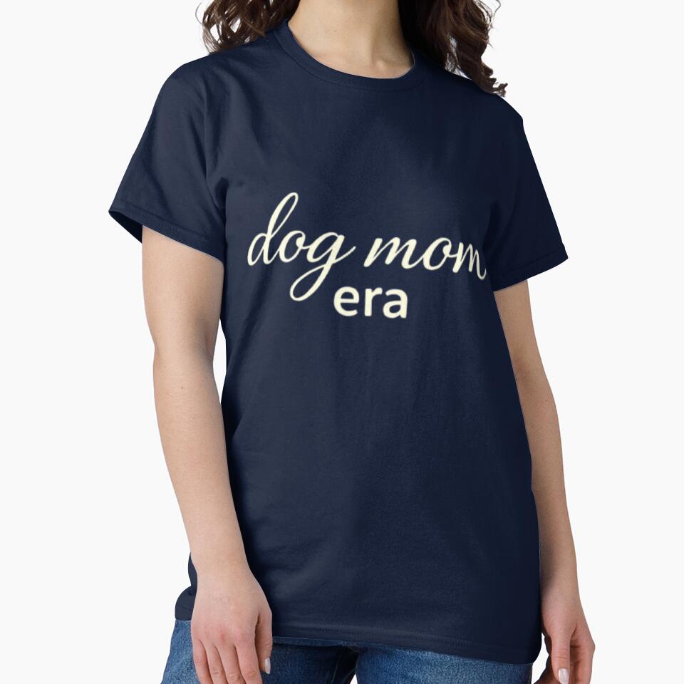 Dog Mom Era – Dog Mom Shirt – Soft Aesthetic – Minimal Tee by PawMuse Studio