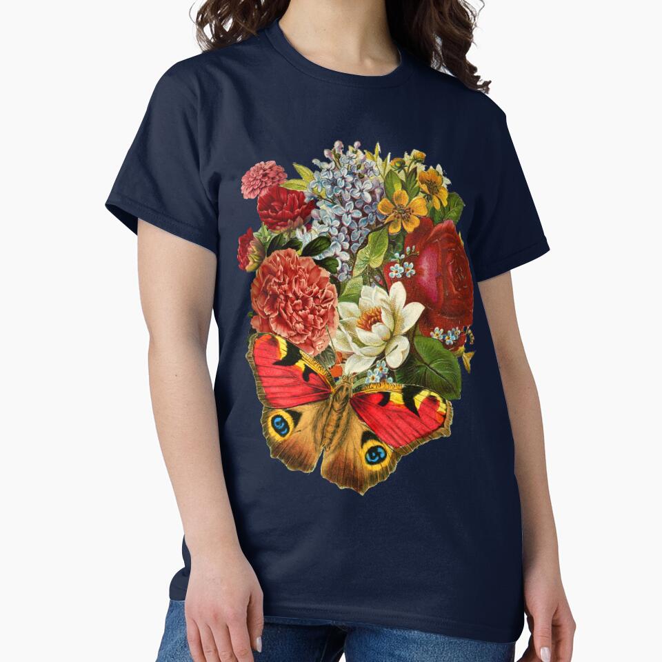 Fairycore Cottagecore Flowers Butterfly by soulfulprintss8