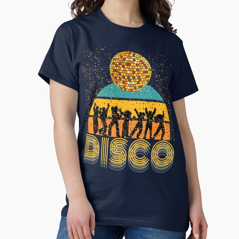 Disco 70's 80s Themed Shirt Vintage Retro Dancing Old School by MERCH HQ