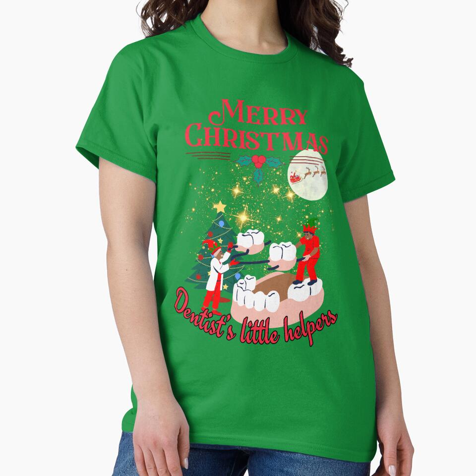 Merry Christmas Dentist funny holiday design by Sukis-shop