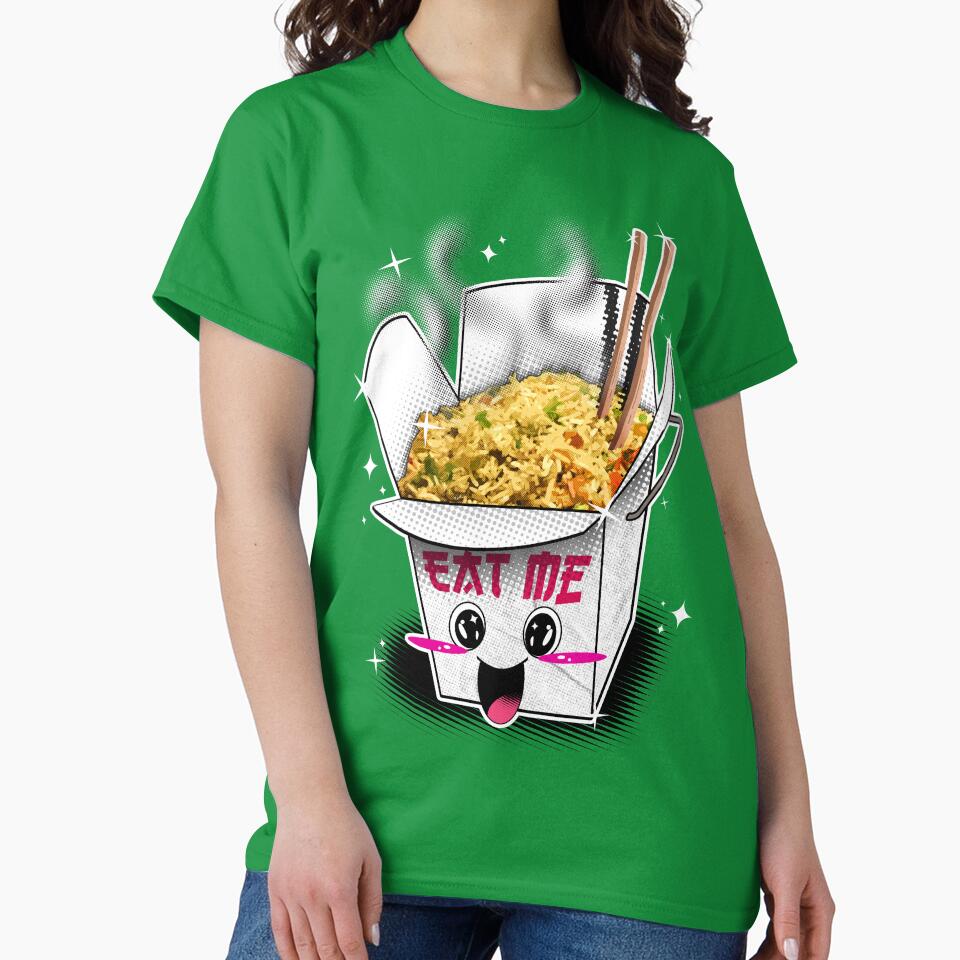 Cute Kawaii Fried Rice by Albert Diggs