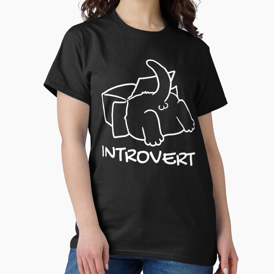 Introvert Cat in a Box by KomixsDesign