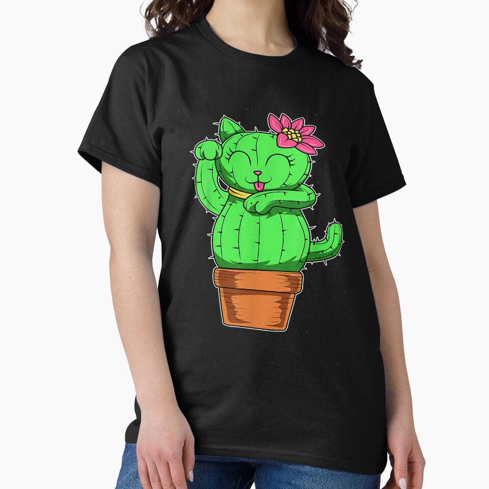 Cactus Cat Gardener Garden Cactacea Plante Succulente Cactus by BobaAndBearSvg