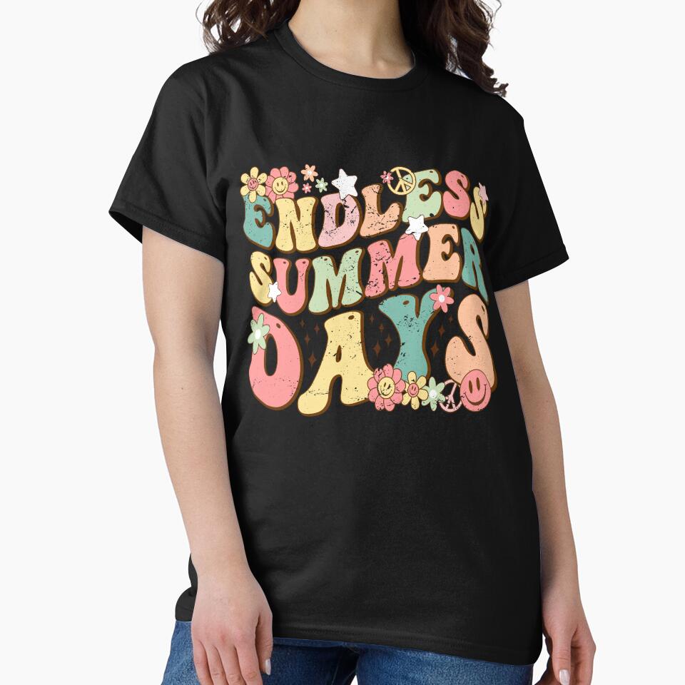 All Summer Day Vintage Retro Vibes Groovy by Jungle Hub