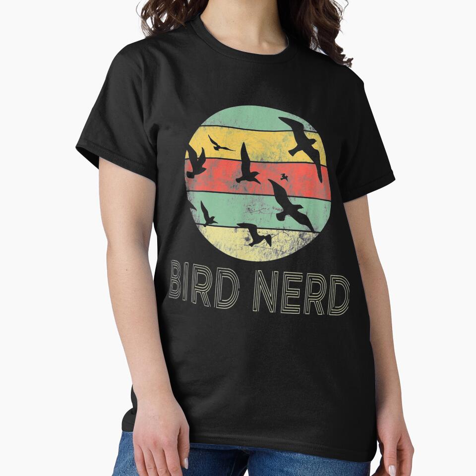 Retro Vintage Birding Bird Watching Funny Bird Watcher by Saiyarad
