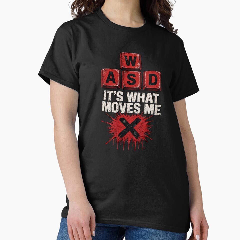 WASD It’s What Moves Me Gamer Graphic by TshirtsOnline-
