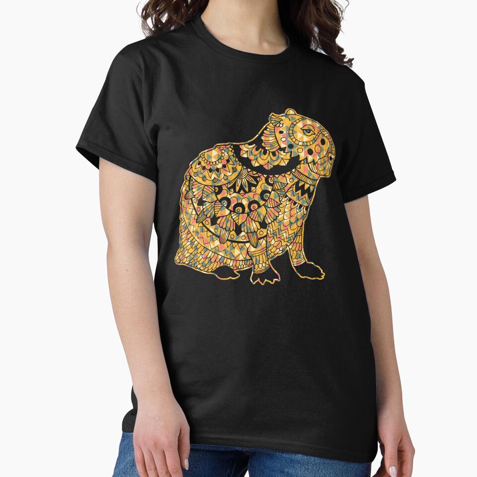 Capybara - Capybara Geometric by UnknownArtistt