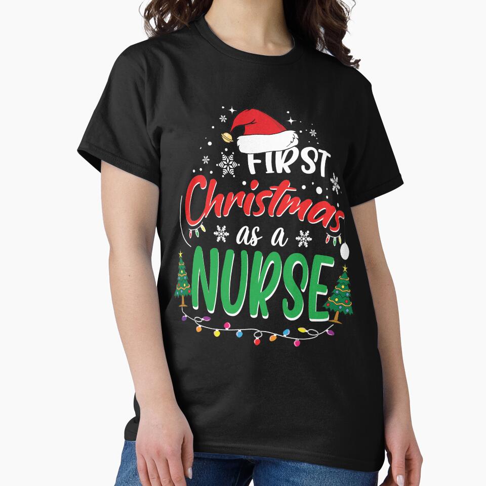 First Christmas as a Nurse Funny 1st Christmas Gifts Ideas for New Nurse Nurses by clothesy7