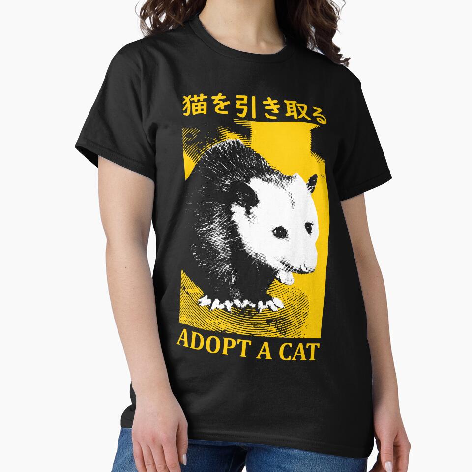 Adopt a Cat Opossum Yellow by VintageMedatsu
