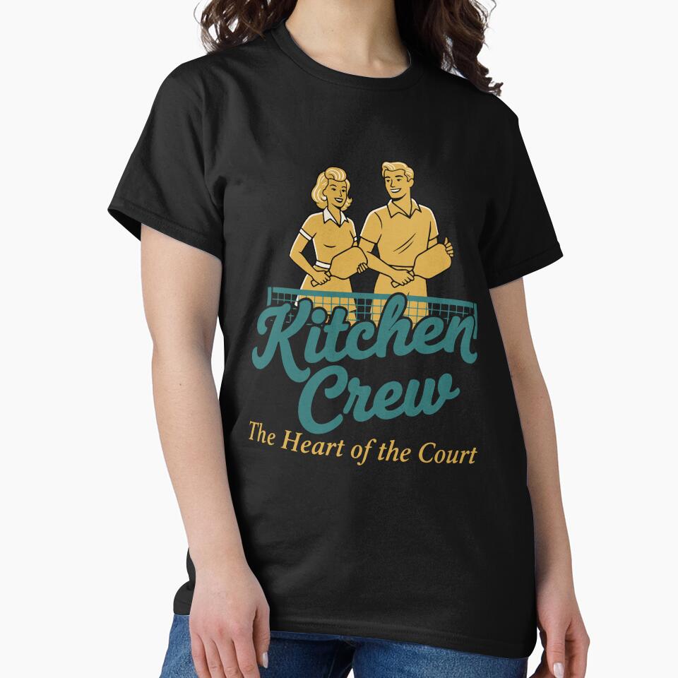 Pickleball Kitchen Crew Heart Of The Court Funny by LuminOrb