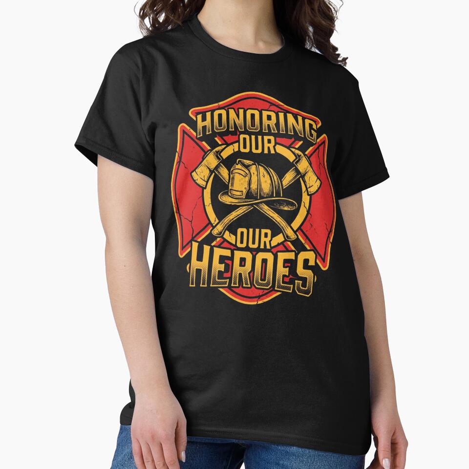 Honoring Our Heroes Firefighter Maltese Cross Patriot Day by TeNovaStudio ⭐⭐⭐⭐⭐