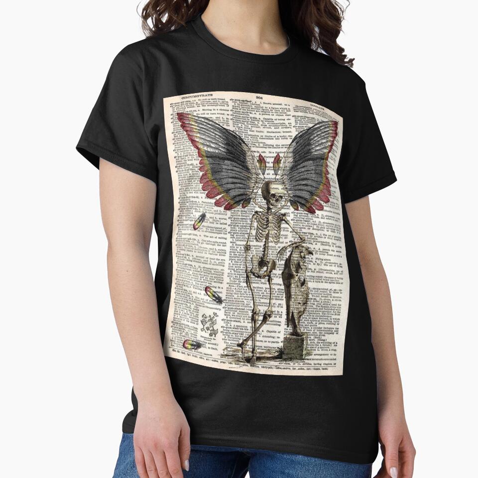 Skeleton Fairy Grunge Fairycore Aesthetic Gothic Cottagecore by Inkrebel