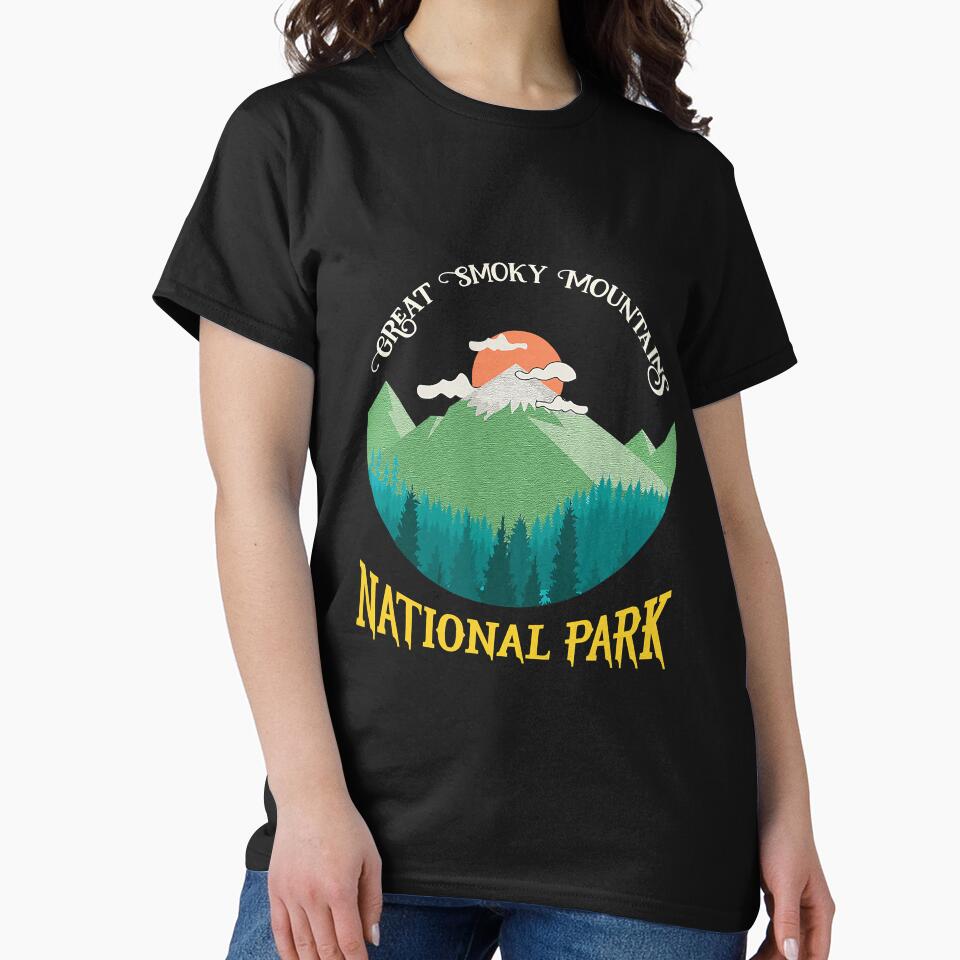 Vintage National Park Retro Smoky by SkyCloudBlue