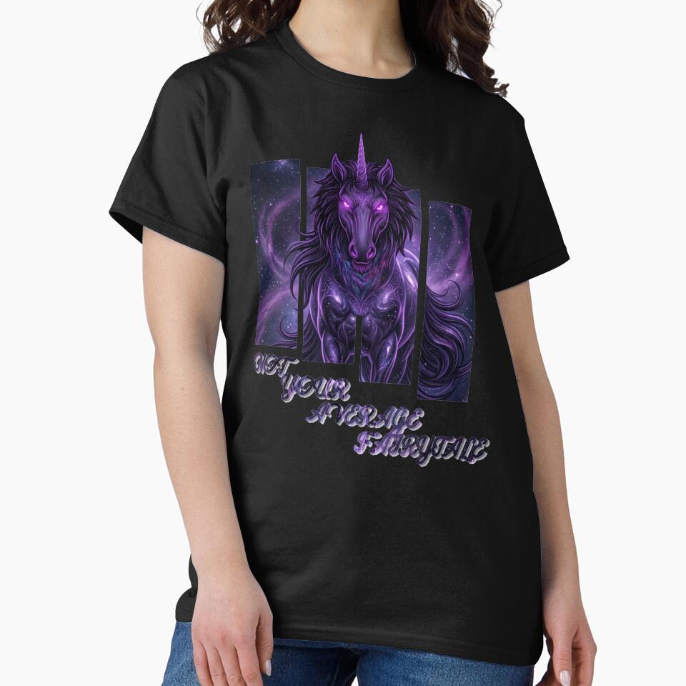 Not Your Average Fairytale - Dark Mystic Unicorn Art by thazinart