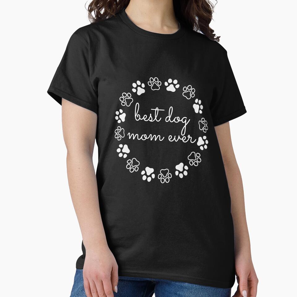Funny Dog Slogan, Perfect Gift for Dog Mom by famington