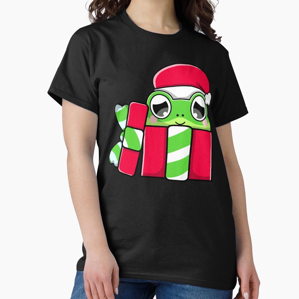 Cute Frog in Christmas Gift by eternallygifted