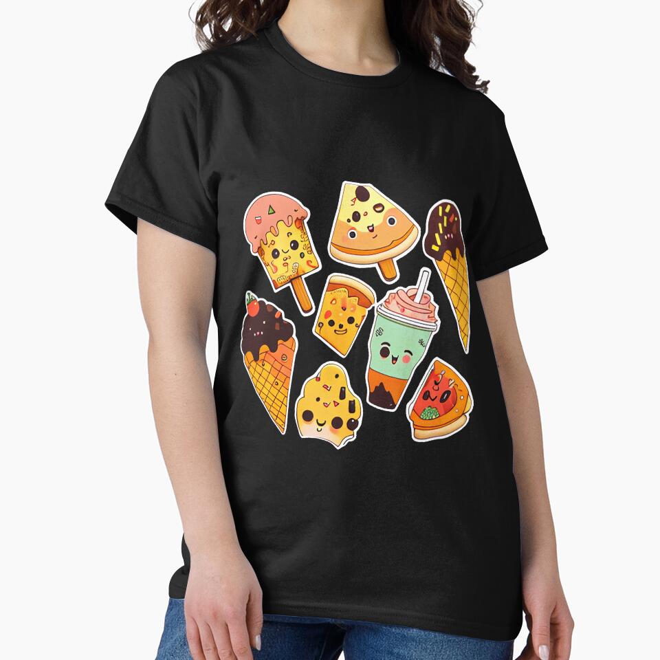 #3 Cute happy food sticker pack by KawaiiFoodArt
