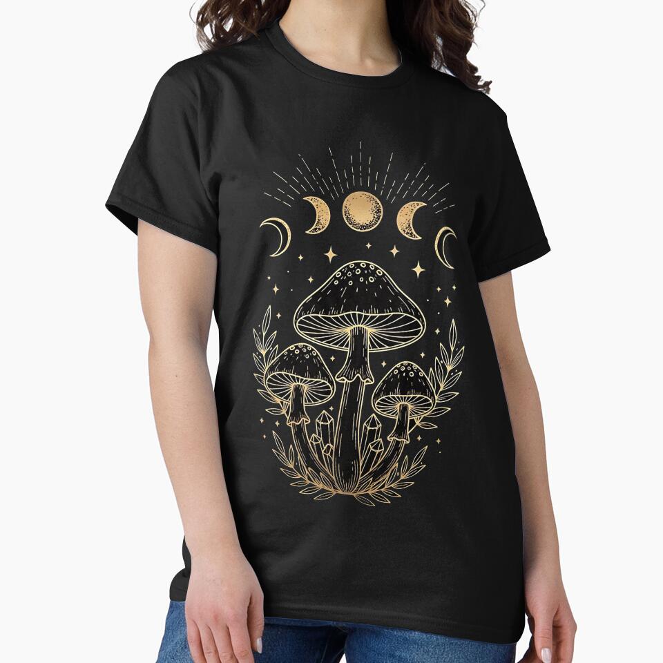 Goblincore Mushroom Cottage Aesthetic Shirt – Whimsical Fairycore Tee by wabeen